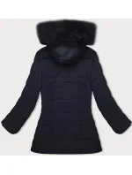 Dámska prešívaná zimná bunda J Style navy blue (16M9119-215)