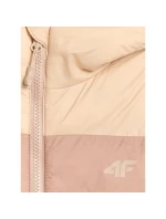 Dievčenská páperová bunda so syntetickou výplňou 4F 4FJRAW25TDJAF0771-83S