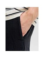Jack&Jones pánske šortky JPSTJAIDEN COBA STRIPE JOG SHORTS REG SN 12274413 BLACK
