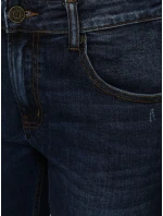 Pánske džínsy slim fit tmavomodré FashionStreet UX4479 Pánske džínsy slim fit tmavomodré FashionStreet UX4479