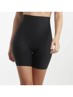 Dámske boxerky s vysokým pásom DIM MID WAIST PANTS - 69% POLYAMID, 31% ELASTAN - čierne