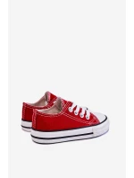 Dziecięce Trampki Klasyczne Czerwone Filemon
