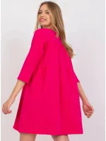 Dámske šaty RV SK 6274.36P Fuchsia - FPrice Dámske šaty RV SK 6274.36P Fuchsia - FPrice