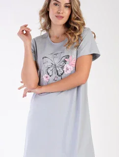 Dámska nočná košeľa s krátkym rukávom Butterfly
