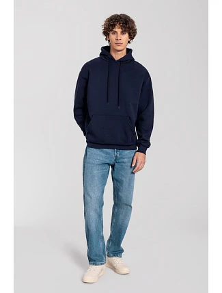 Fruit of the Loom Iconic Premium Hooded Sweat Mikina s kapucňou z hrubej bavlny 16.2284 tmavomodrá Fruit of the Loom Iconic Premium Hooded Sweat Mikina s kapucňou z hrubej bavlny 16.2284 tmavomodrá