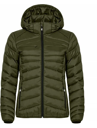 Clique Idaho Jacket Women Dámska prešívaná bunda 67.0977 fog green Clique Idaho Jacket Women Dámska prešívaná bunda 67.0977 fog green