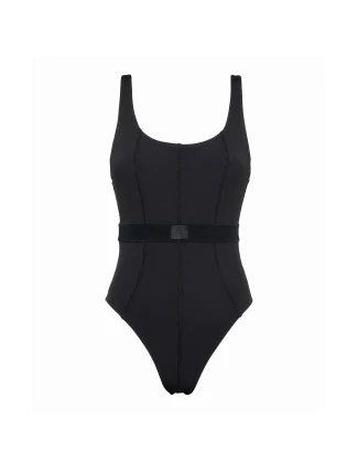 Dámske jednodielne plavky Monogram Rib KW0KW02151-BEH - Calvin Klein Dámske jednodielne plavky Monogram Rib KW0KW02151-BEH - Calvin Klein
