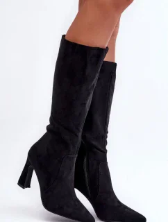 Čižmy na podpätku model 184041 Step in style