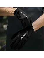 Cyklistické rukavice Rockbros jar/leto/jeseň, plné, veľkosť: XXL - čierne