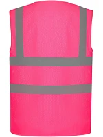 Yoko HVW 120 Hi-Vis sieťovaná bezpečnostná vesta 79.W120 ružová Yoko HVW 120 Hi-Vis sieťovaná bezpečnostná vesta 79.W120 ružová