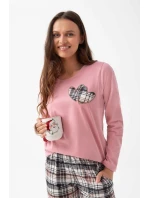 Dámske pyžamo Luna 322 long/r M-2XL Z25/26 Dámske pyžamo Luna 322 long/r M-2XL Z25/26
