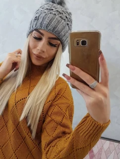 Čiapka K165 tmavo šedá