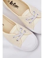 Tenisówki Trampki Damskie Z Haftem Lee Cooper LCW-25-31-3445L Beżowe