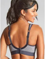 Športová podprsenka 7341B Non Wired Bra charcoal marl grey - Panache