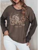 Dámska blúzka LOVEGLOW tmavohnedá FashionStreet RY2698