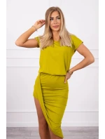 Asymetrické šaty kivi Asymetrické šaty kivi