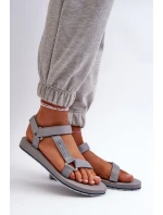 Damskie Sportowe Sandały 4FRSS24FSANF054-20S Szare