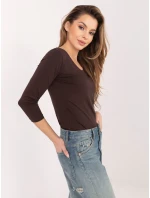 Blúzka RV BZ A1190.16 tmavohnedá