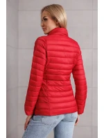 Červená dámska bunda so stojačikom (16M9111-270) - Goodlooking