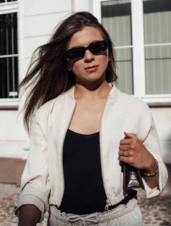 Dámska svetlá béžová bunda MADDIE FashionStreet RY2655
