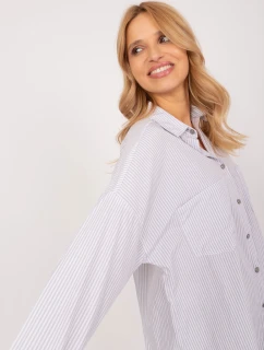 Košeľa BP KS 1012V 2.70 bielo-sivá