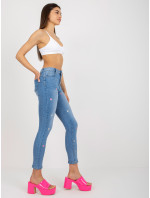 Spodnie jeans NM SP D8012.60P niebieski