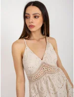 TW SK BI 8971 šaty.99 béžová