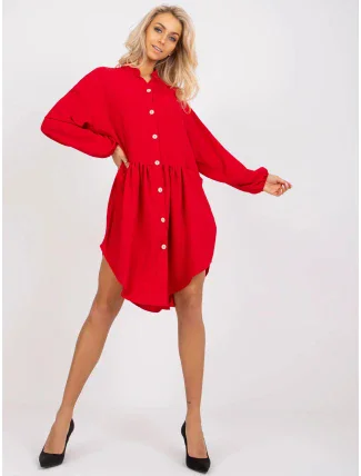 Dámske šaty CHA-SK-1027.15 Tmavo červená - FPrice