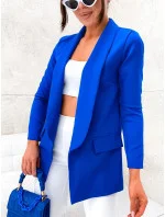 Klasická dámska bunda v chrpovej farbe (8259) Klasická dámska bunda v chrpovej farbe (8259)