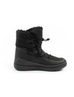 Easy Way zimné topánky snehové topánky dámske zateplené módne čierne dámske