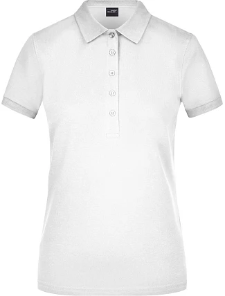 Daiber JN 709 Dámske elastické polo tričko z piké 02.0709 biele Daiber JN 709 Dámske elastické polo tričko z piké 02.0709 biele