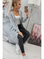 Šedá bunda s potlačou Šedá bunda s potlačou