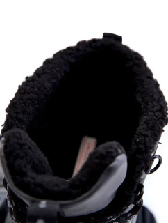 Pánské zateplené boty Trekingové boty Cross Jeans KK1R4022C Černe