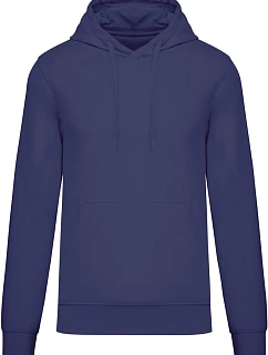 Kariban K 4027 Pánska ekologická mikina s kapucňou 20.4027 tmavo fialová