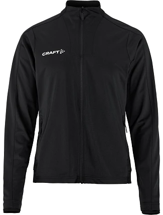 Craft Teamwear Evolve 2.0 Full Zip Jacket W Dámska tréningová bunda 82.4760 čierna Craft Teamwear Evolve 2.0 Full Zip Jacket W Dámska tréningová bunda 82.4760 čierna