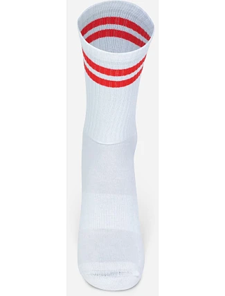 Mr. Socks L 05004 Tenisové ponožky „Basic“ 88.5004 biela/červená Mr. Socks L 05004 Tenisové ponožky „Basic“ 88.5004 biela/červená