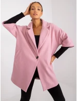 Dámsky kabát CHA PL 0409.30x svetlo ružový