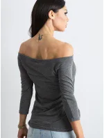 Blúzka RV BZ 4692.99 tmavo šedá