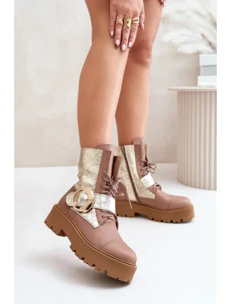 Šnurovací vyšší model 201003 Krok vo veľkom štýle