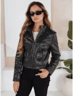 Dámska kožená bunda ramones black FashionStreet TY5205
