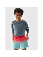 Chlapčenské plážové šortky boardshorts 4F 4FJWSS25UBDSM115-47S