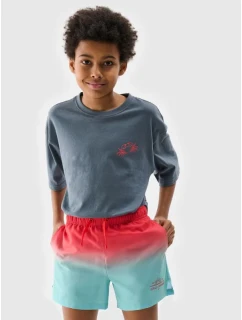 Chlapčenské plážové šortky boardshorts 4F 4FJWSS25UBDSM115-47S
