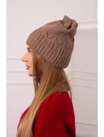 Dámska čiapka Irmina K333 mocca