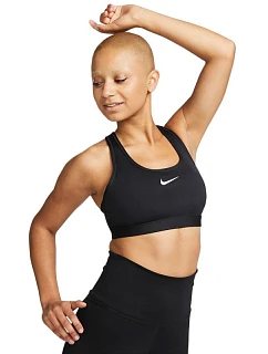 Športová podprsenka Nike Swoosh Nesium Support, čierna, DX6821 010, XS