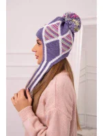 Dámska klapka na uši Eunika K322 fialová Dámska klapka na uši Eunika K322 fialová