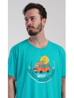 Pánska nočná košeľa Adventure s krátkym rukávom Pánska nočná košeľa Adventure s krátkym rukávom