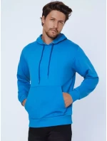Pánska mikina s kapucňou modrá FashionStreet BX5024