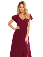 Dámske šaty Lidia 310-5 Burgundy - NUMOCO