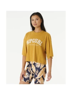 RIP CURL Seacell Crop Heritage Tee žltá