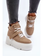 Zazoo 3450 Dámske kožené tenisky Beige Zazoo 3450 Dámske kožené tenisky Beige